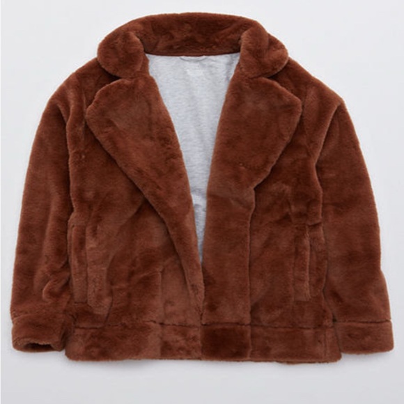 aerie Jackets & Blazers - Aerie Faux Fur Jacket